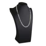 Flat Cuban Link Diamond Cut Chain 7mm