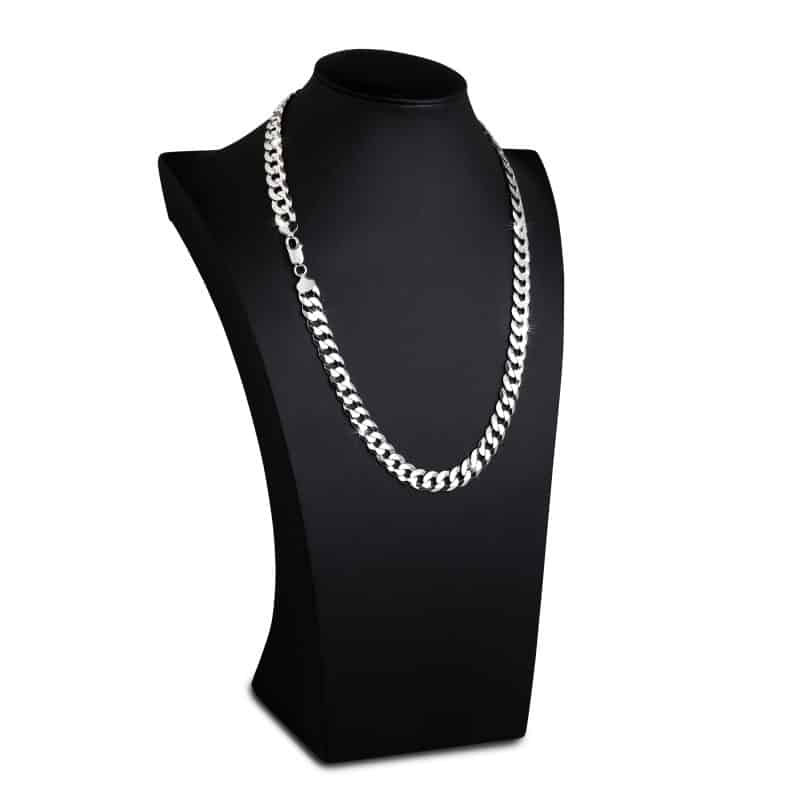 Flat Cuban Link Polish Chain 10mm