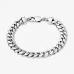 Miami Cuban Link Bracelet with Lobster Clasp 10mm