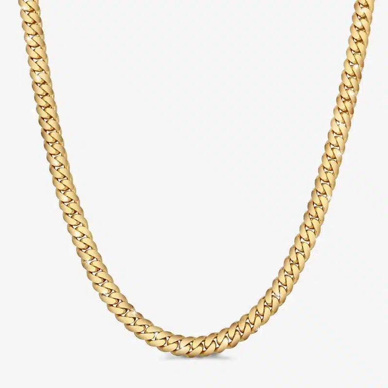 Premium Handmade In Miami Cuban Link Chain Gold Finish 10mm