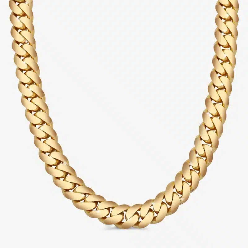 Premium Handmade In Miami Cuban Link Chain Gold Finish 20mm