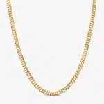 Premium Handmade In Miami Cuban Link Chain Gold Finish 7mm