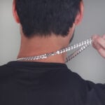 10mm Flat Cuban Link Diamond Cut Chain e