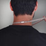 10mm Iced Out Cuban Link Chain Rose Gold c