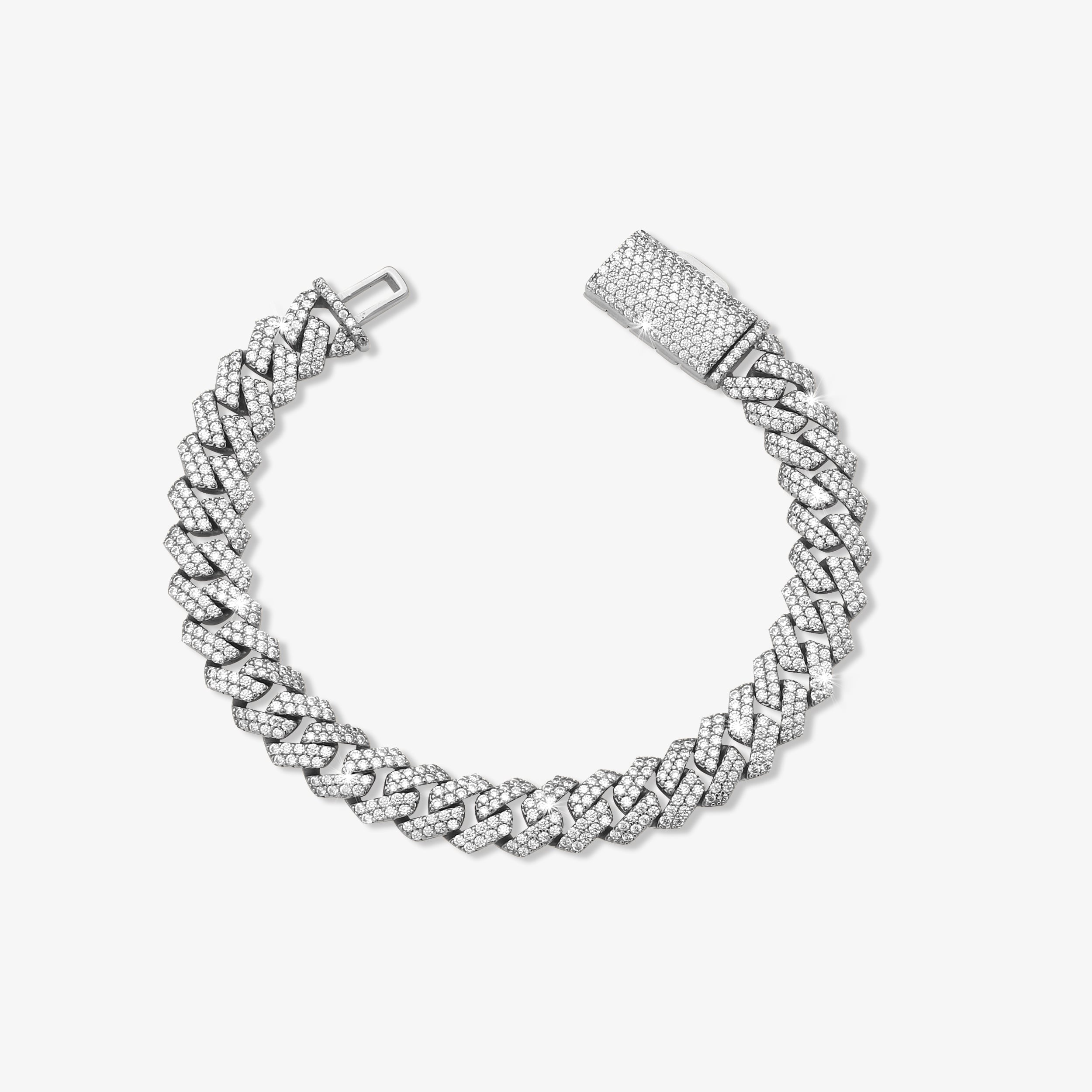 10mm-Iced-out-Cuban-Link-Bracelet-a 10mm Iced out Cuban Link Bracelet a