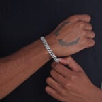 10mm Iced out Cuban Link Bracelet b