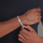 10mm Iced out Cuban Link Bracelet c