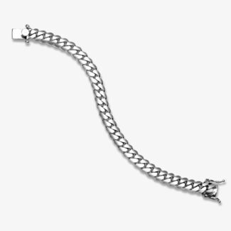 10mm Premium Cuban Link Box Clasp Bracelet - a