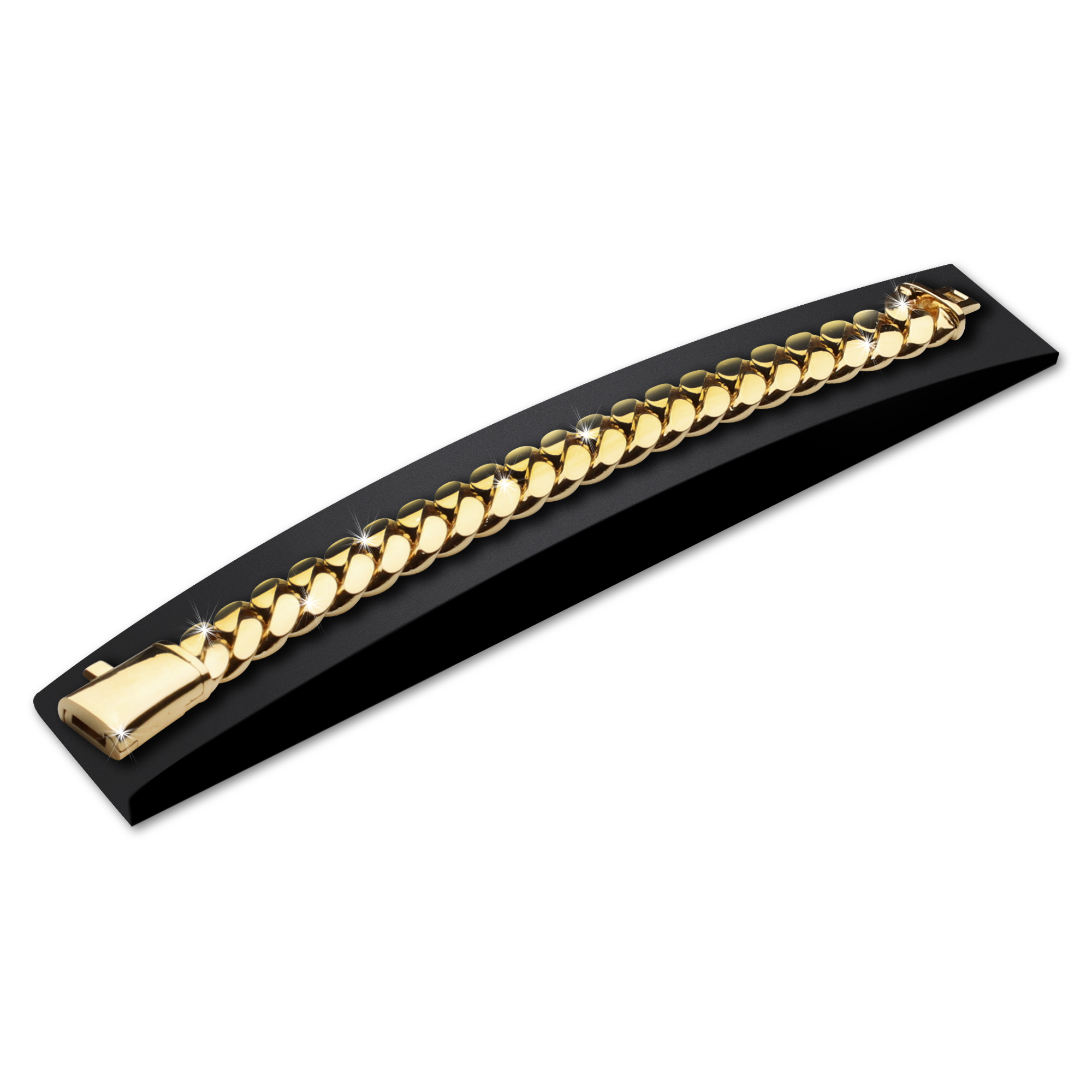 15mm-Premium-Cuban-Link-Snap-Clasp-Bracelet-yellow-gold-d 15mm Premium Cuban Link Snap Clasp Bracelet yellow gold d