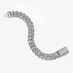 15mm iced out cuban link bracelet d