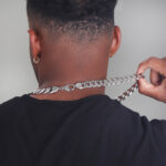 16mm Flat Cuban Link Diamond Cut Chain c