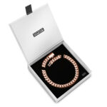 20mm Premium Cuban Link Chain Rose Gold c