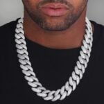 23mm Iced Out Cuban Link Chain b