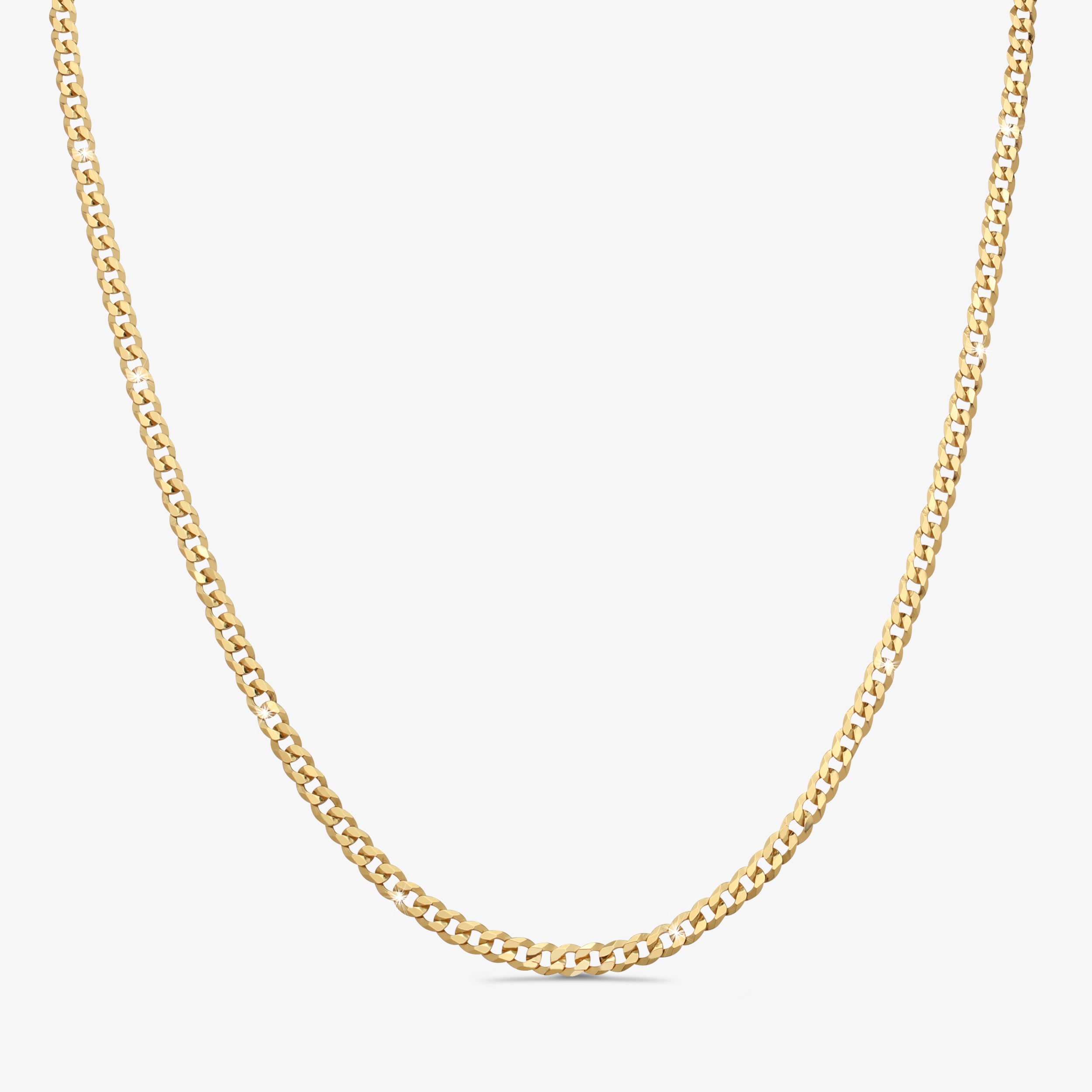 5mm-Flat-Cuban-Link-Chain-Yellow-Gold-a 5mm Flat Cuban Link Chain Yellow Gold - a