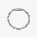 6mm Iced Out Cuban Link Bracelet a
