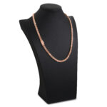 6mm Iced Out Cuban Link Chain Rose Gold d