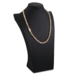 6mm Iced Out Cuban Link Chain Yellow Gold d