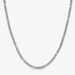 6mm Iced Out Cuban Link Chain - a