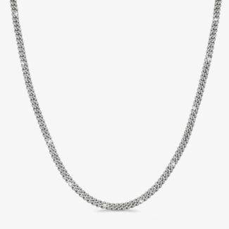 6mm Iced Out Cuban Link Chain - a
