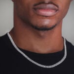 6mm Iced Out Cuban Link Chain b