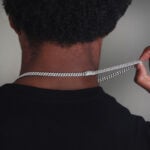 6mm Iced Out Cuban Link Chain c