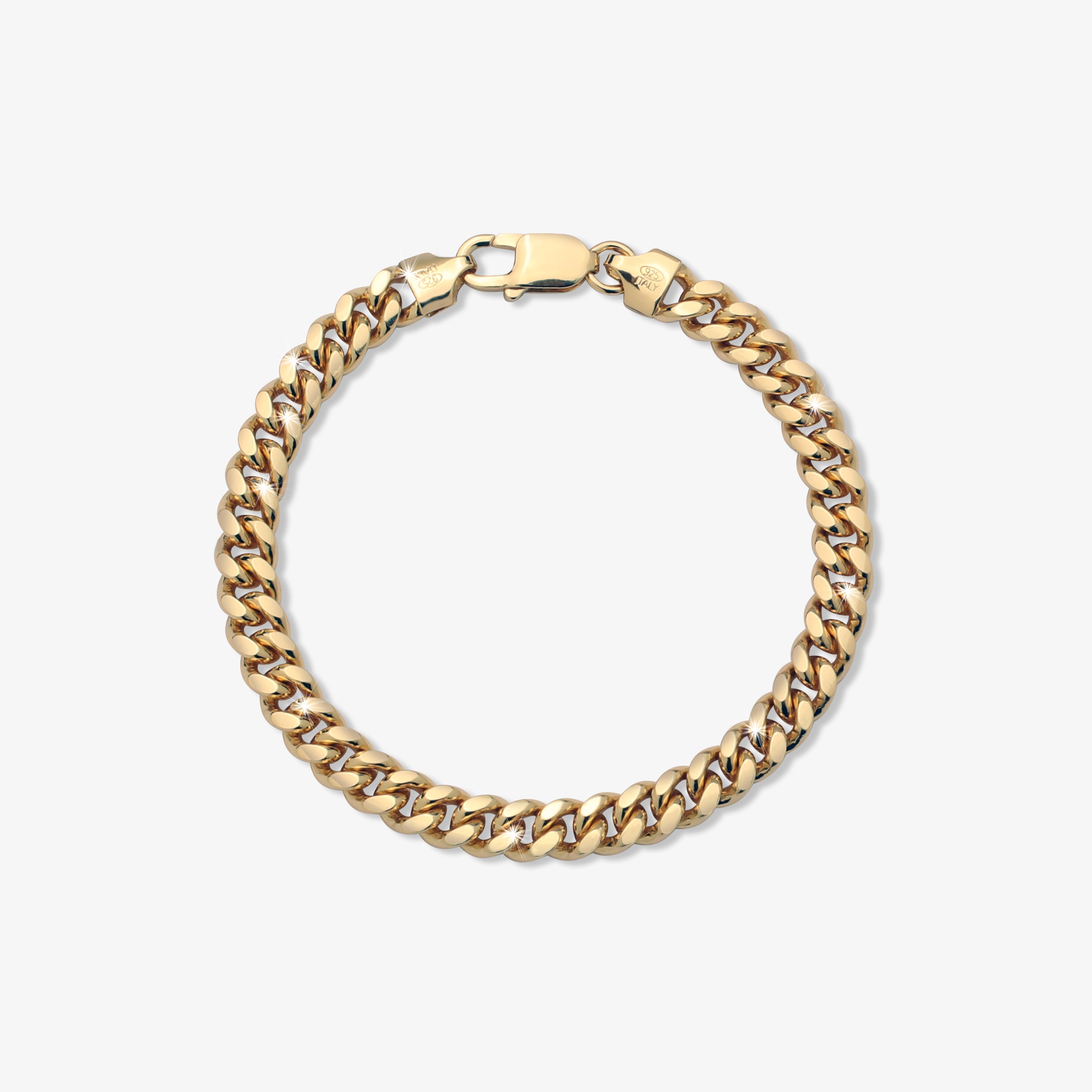 7mm-Miami-Cuban-Lobster-Clasp-Bracelet-Yellow-Gold-a 7mm Miami Cuban Lobster Clasp Bracelet Yellow Gold - a