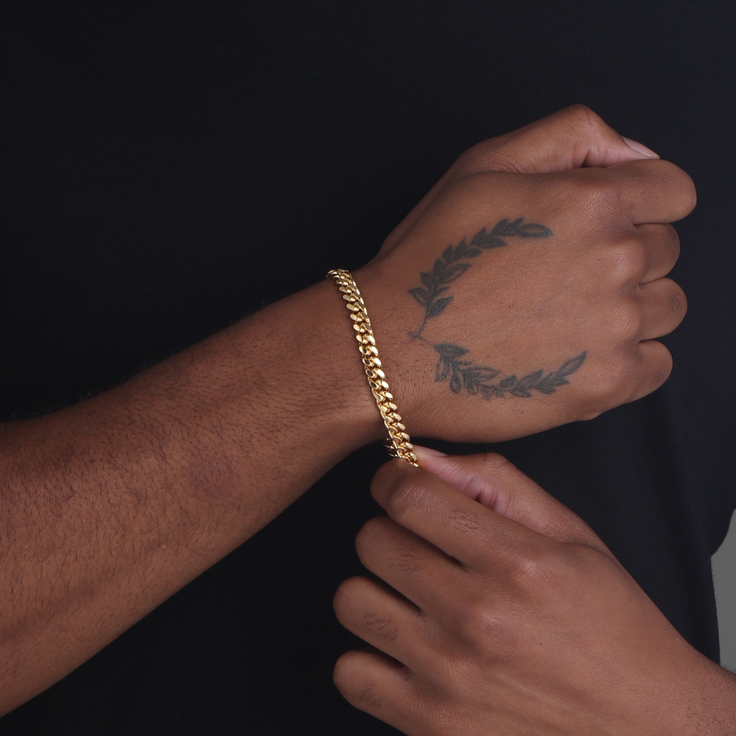 7mm-Miami-Cuban-Lobster-Clasp-Bracelet-Yellow-Gold-b 7mm Miami Cuban Lobster Clasp Bracelet Yellow Gold b