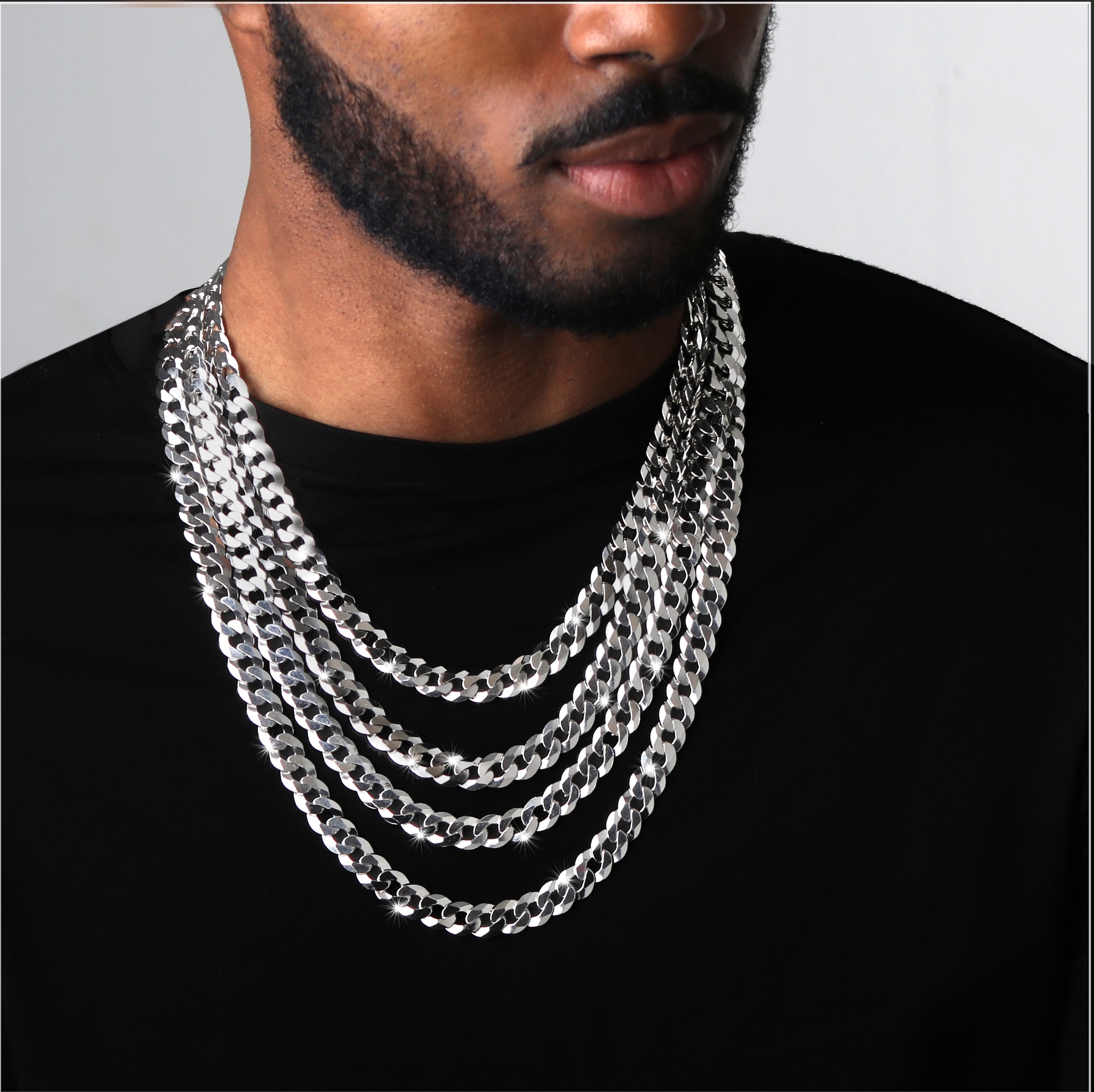 925 Italian Silver Cuban Link Chain 1
