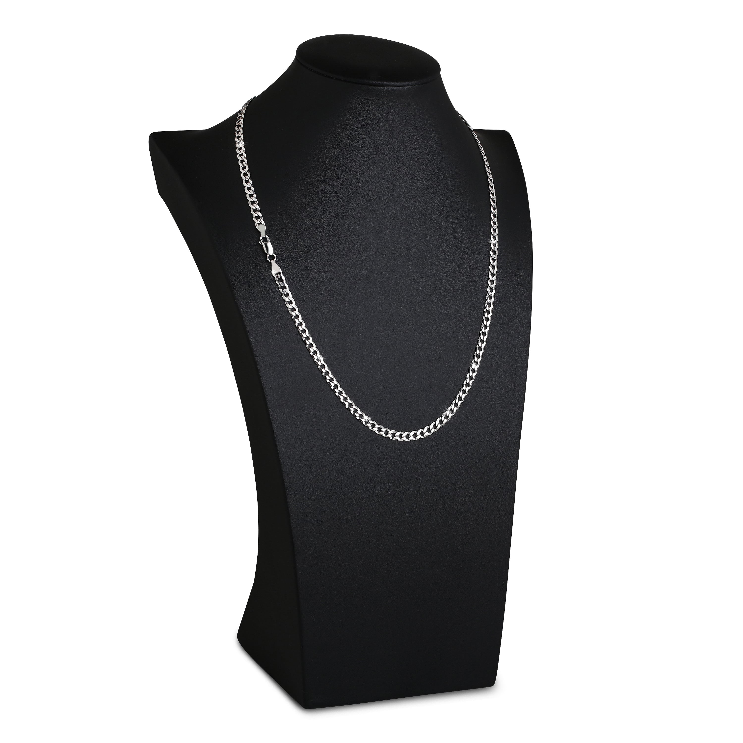 Flat-Cuban-Link-Polish-Chain-5mm Flat Cuban Link Polish Chain 5mm