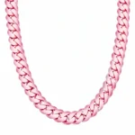 Premium Handmade In Miami Cuban Link Chain Rose Gold Finish 20mm